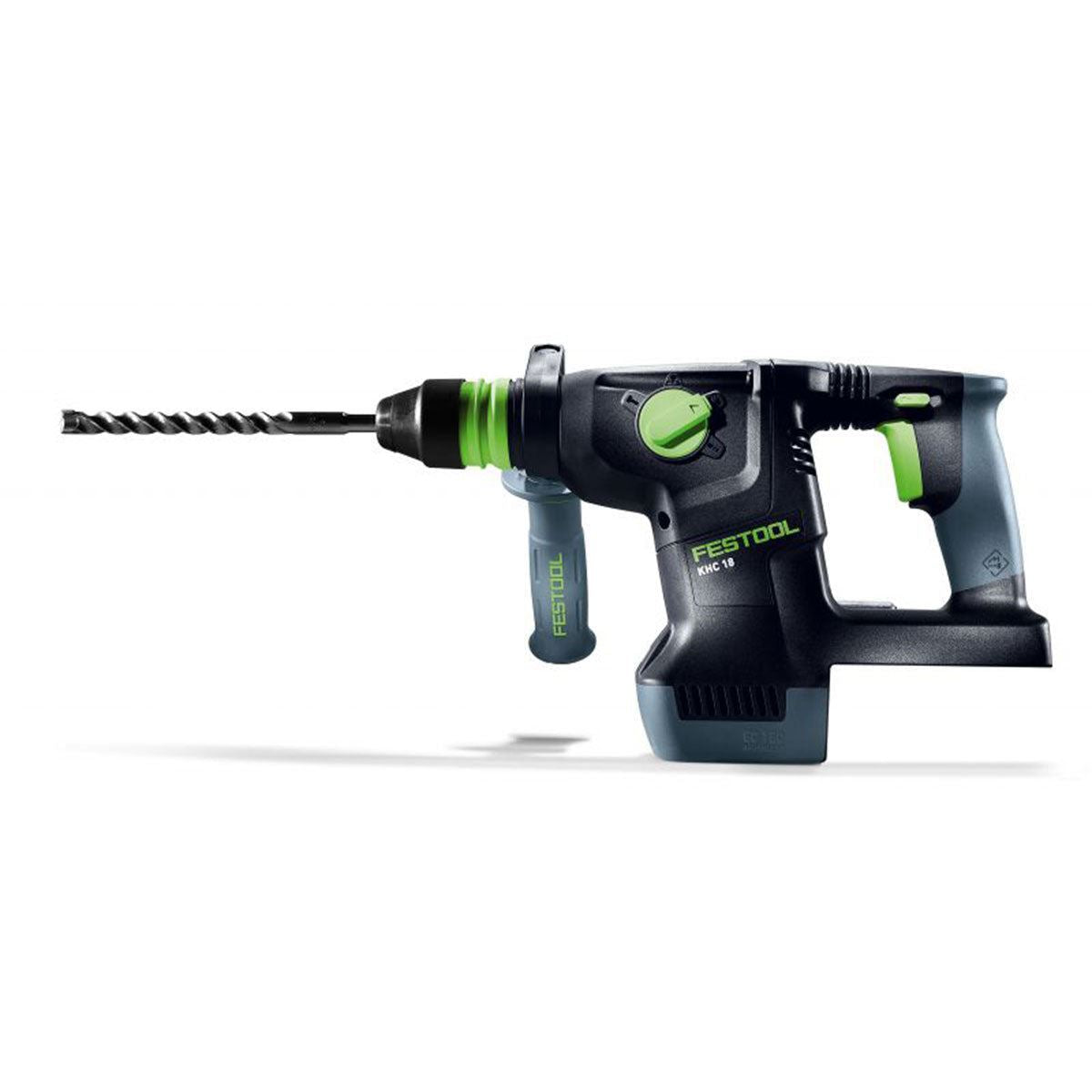 Festool KHC 18 EB-Basic 18V Brushless Rotary Hammer Drill with 1 x 8.0Ah Battery Charger & Case