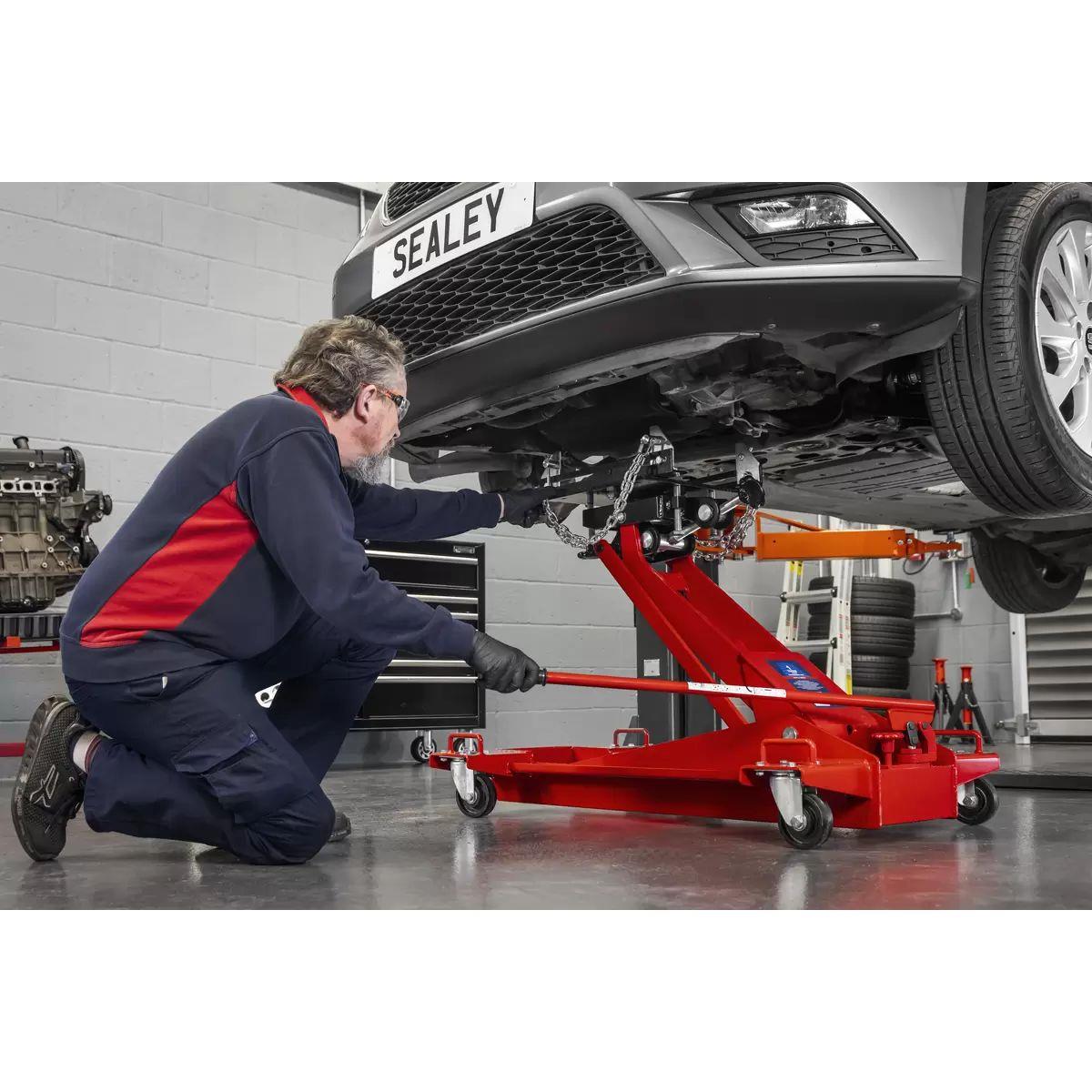 Sealey 1000E Transmission Jack 1tonne Floor