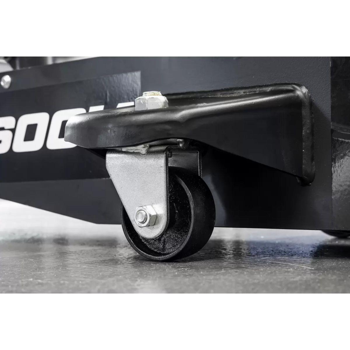 Sealey 6001A Viking Professional Long Reach Air/Manual Operation Trolley Jack with Rocket Lift 6 Tonne