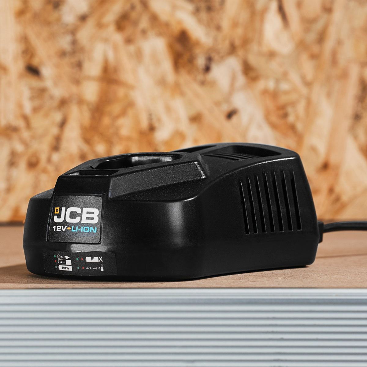 JCB 21-12TPK-WB-2 12V Cordless Combi Drill and Impact Driver Twinpack with 2 x 2.0Ah Batteries & Charger in W-Boxx