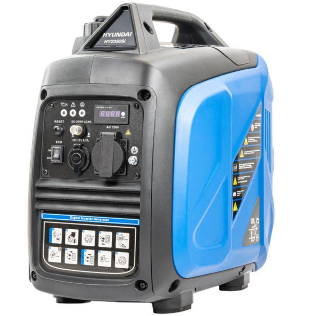 Hyundai HY2350Si Inverter Generator Recoil Start Pure Sine Wave 230V/2000W