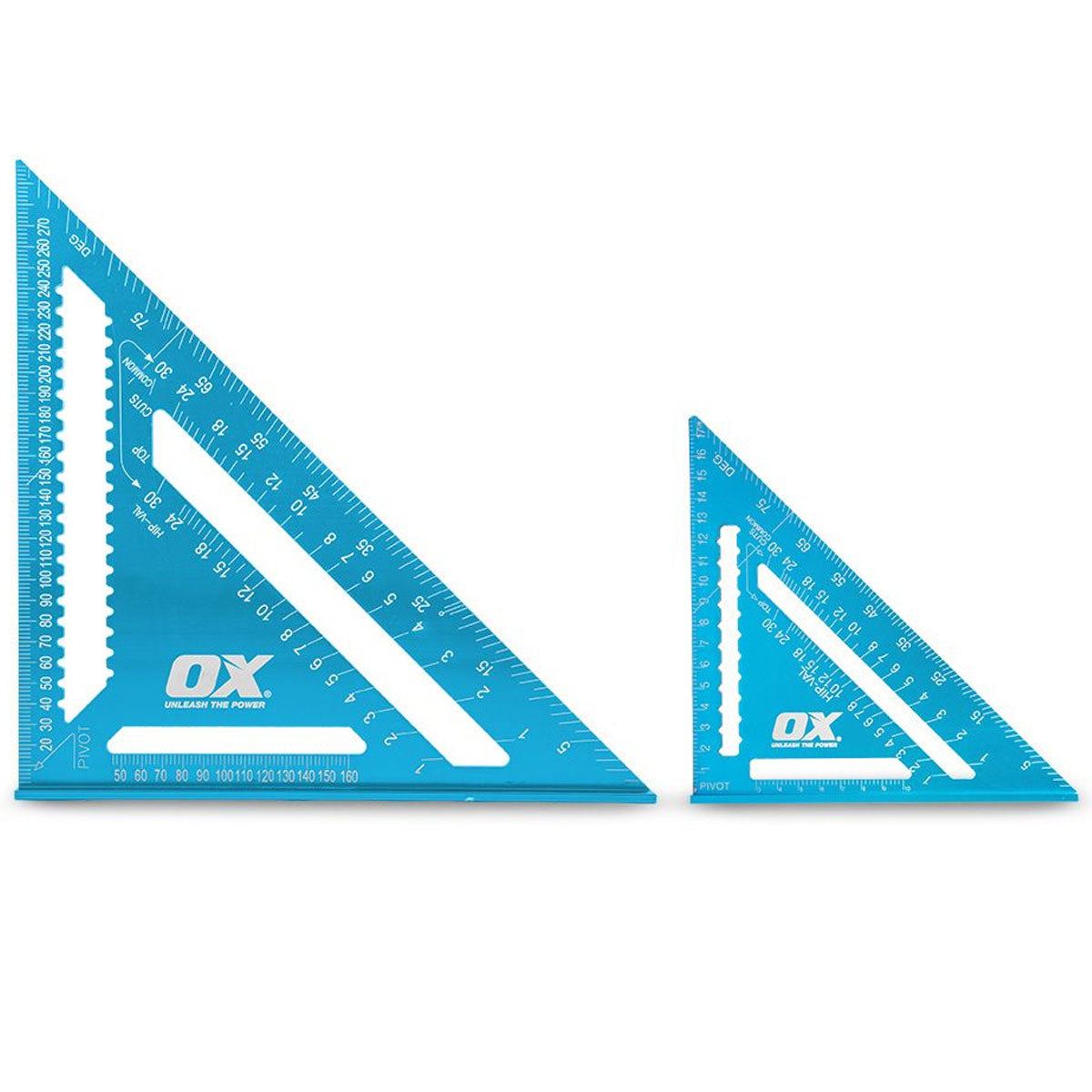 Ox Pro Aluminium Metric Rafters Square 180mm & 300mm Twin Pack OX-P634701