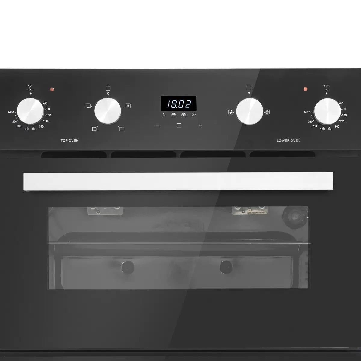 Sealey DH279 Baridi 90cm Built-In Double Oven, 88L Capacity, Energy Rating A Black 240V