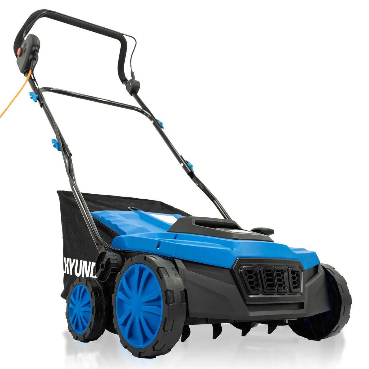 Hyundai HYSC1600E 36cm 2-in-1 Electric Lawn Scarifier and Aerator with 45L Collection Bag