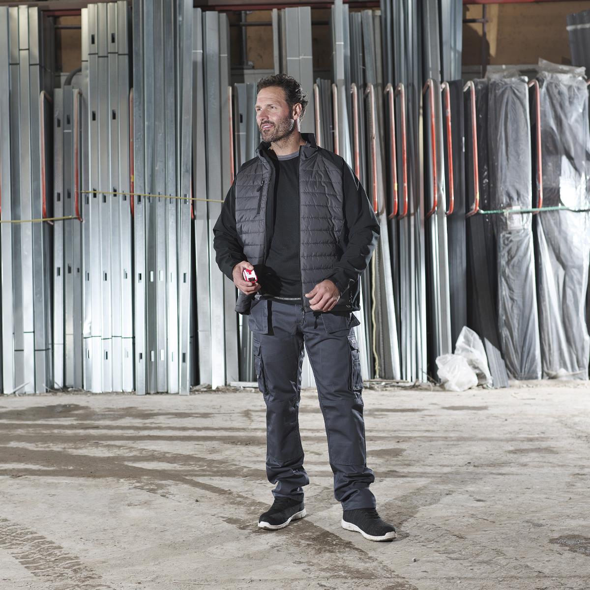 TuffStuff 256 Snape Hybrid Insulated Thermal Work Jacket Grey - Size L