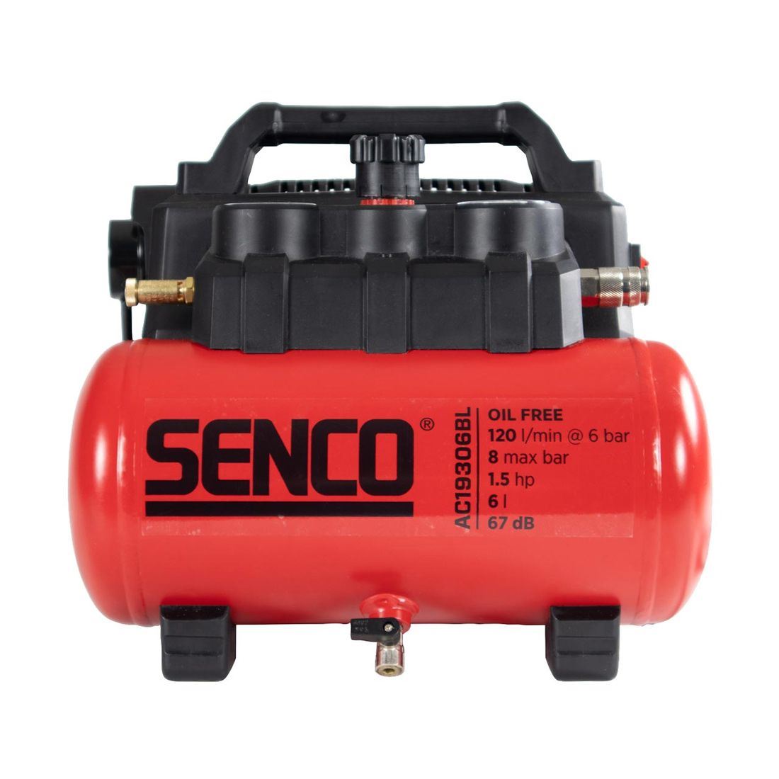 Senco AFN0036UK2 6L Low Noise Compressor 240V - AC19306BL-UK2