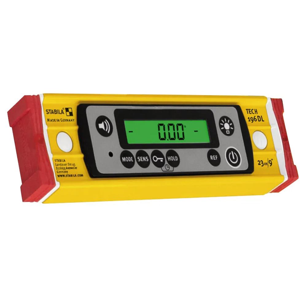 Stabila STB196DL-23 TECH 196 DL Digital Spirit Level 23cm Precision Tool for Accurate Measurements 19831