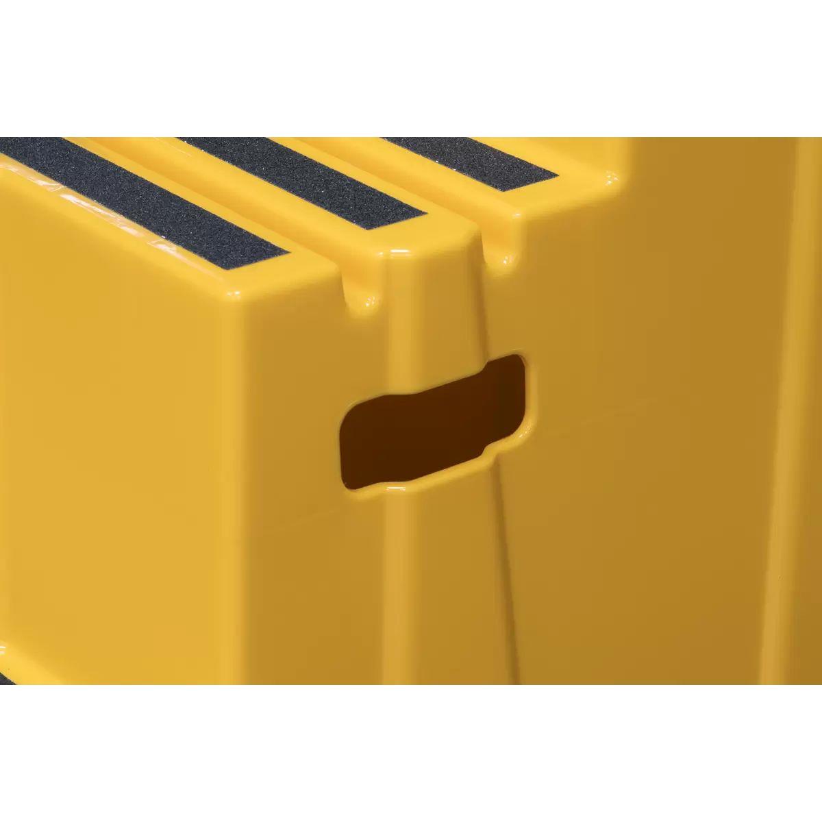Sealey KS7 Heavy-Duty 3-Step Safety Steps with Anti-Slip Treads 150kg Capacity, Yellow EN 14183