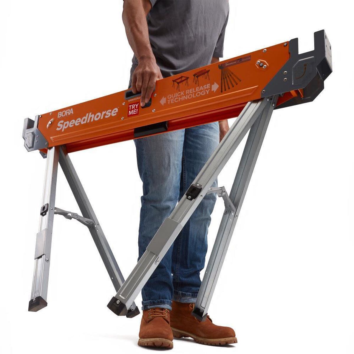 Bora Speedhorse Sawhorse Trestle Twin Pack - BR-PM-4500