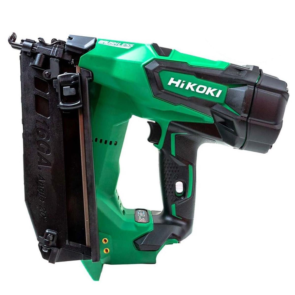 Hikoki NT1865DMB 18V Brushless 16G Angled Finish Nailer Body Only Item Condition Box Opened Never Used