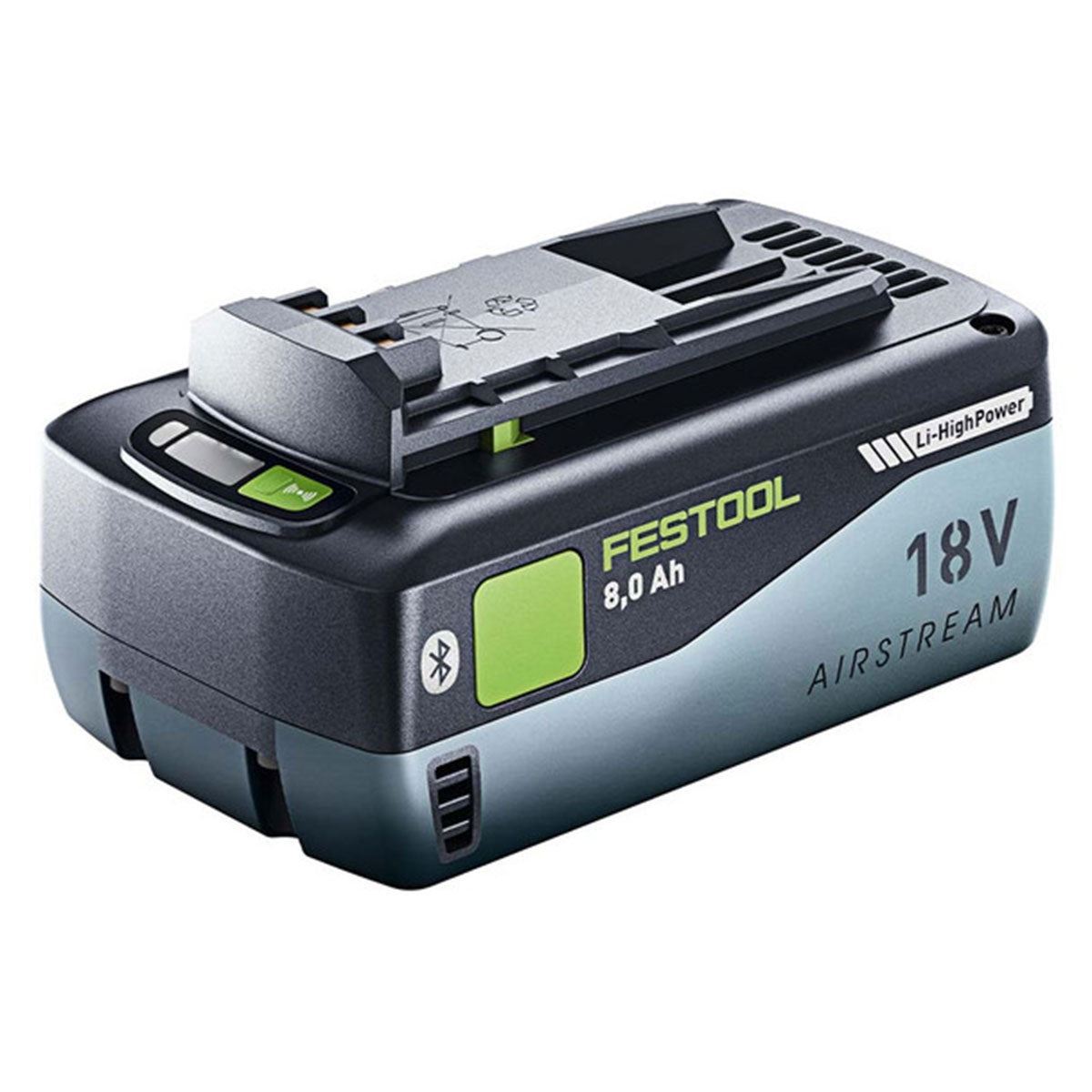 Festool BP 18 Li 8,0 HP-ASI High Power Air Stream Battery With Bluetooth - 577323