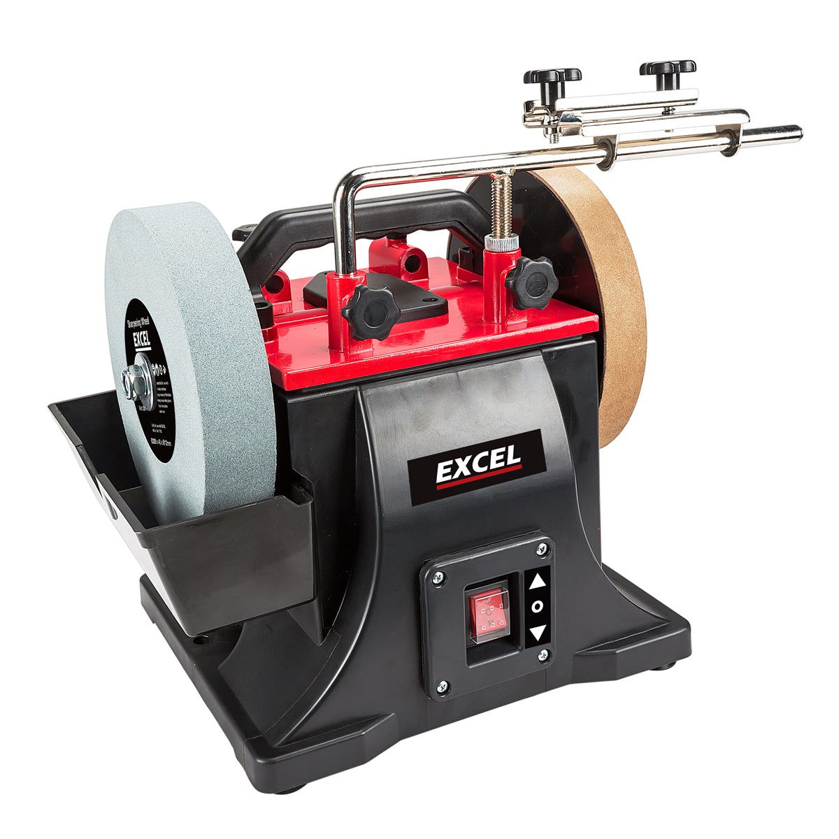 Excel 200mm Electric Wet Stone Grinder Sharpener 240V/180W with Honing Wheel Item Condition Box Opened Never Used