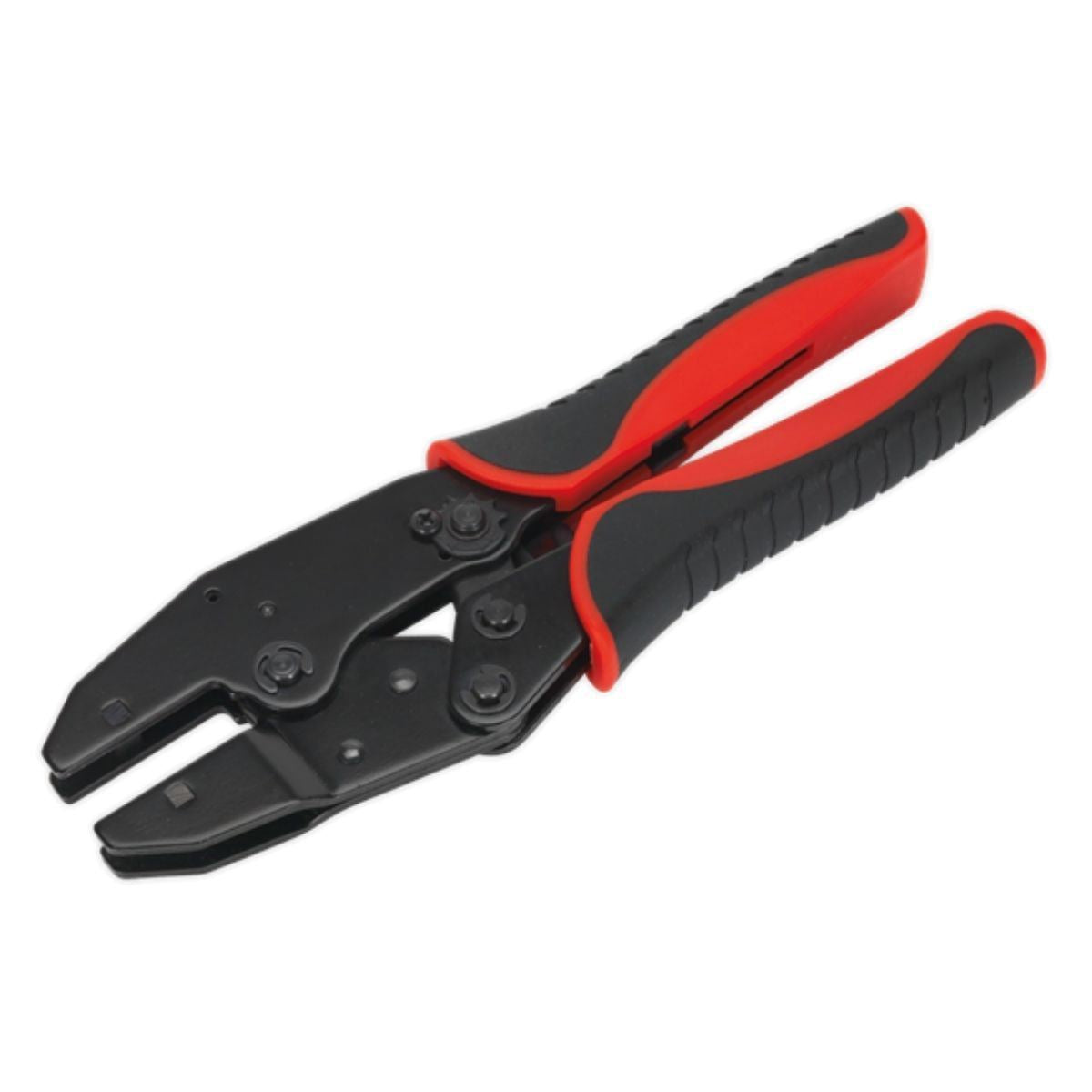 Sealey AK3858COMBO Ratchet Crimping Tool with Jaws and Storage Case