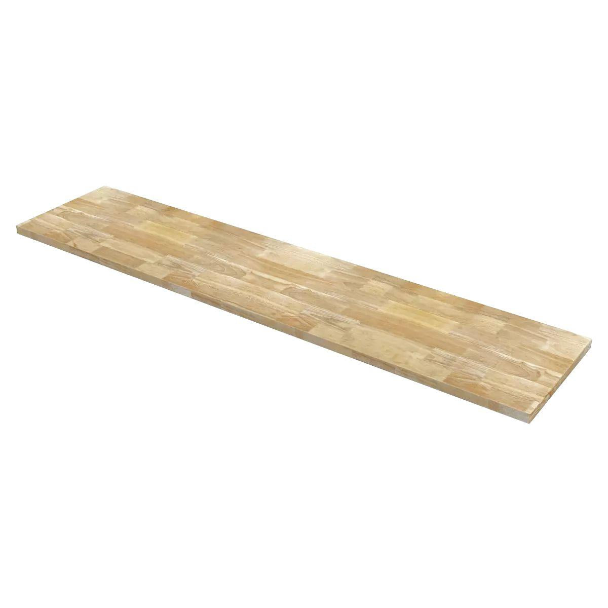 Sealey APMS30WC Superline PRO Black Edition Rubber Wood Worktop 2040 x 463 x 36mm