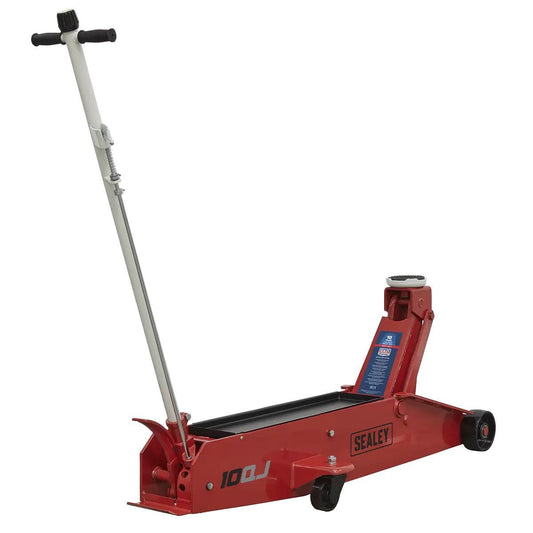 Sealey 10QJ Trolley Jack 10tonne Long Reach