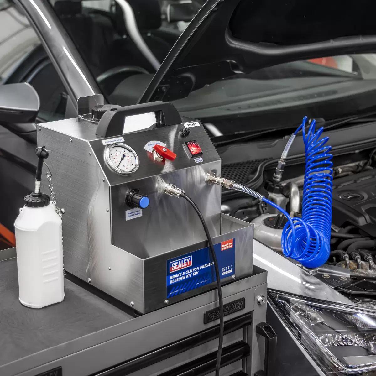 Sealey VS0207 Brake & Clutch Pressure Bleeder Kit 12v