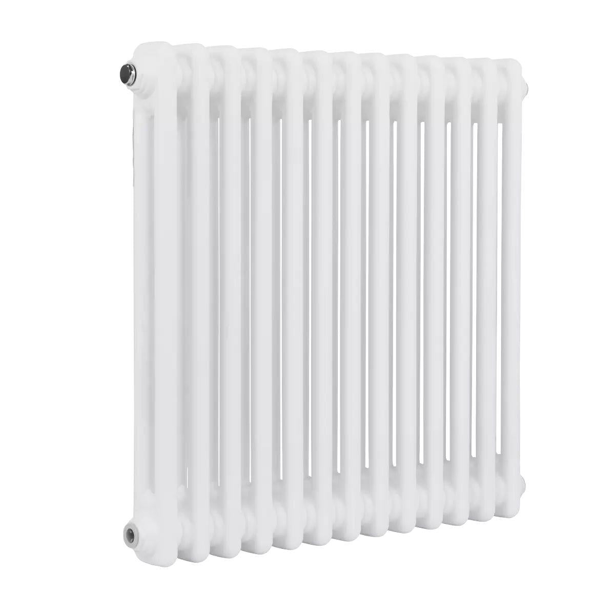 Sealey DH367 Baridi Horizontal Traditional 2 Column Radiator 600 x 607mm White