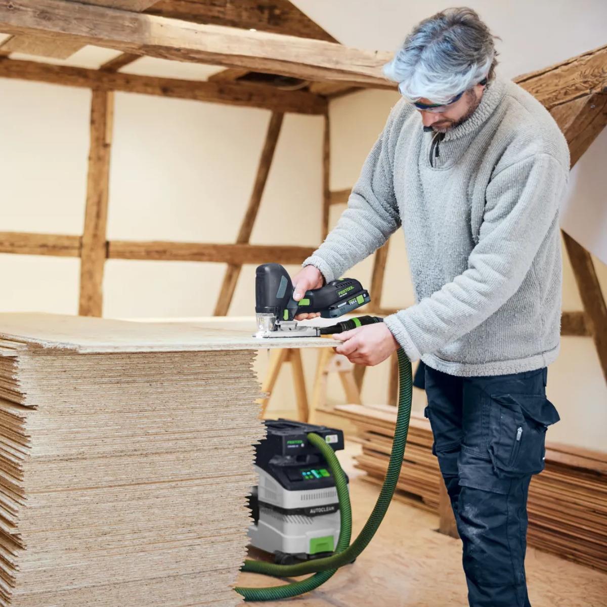 Festool PSC 500 EB-Basic-Set 18V Brushless Pendulum Jigsaw Body with Accessories Set in Systainer - 576961