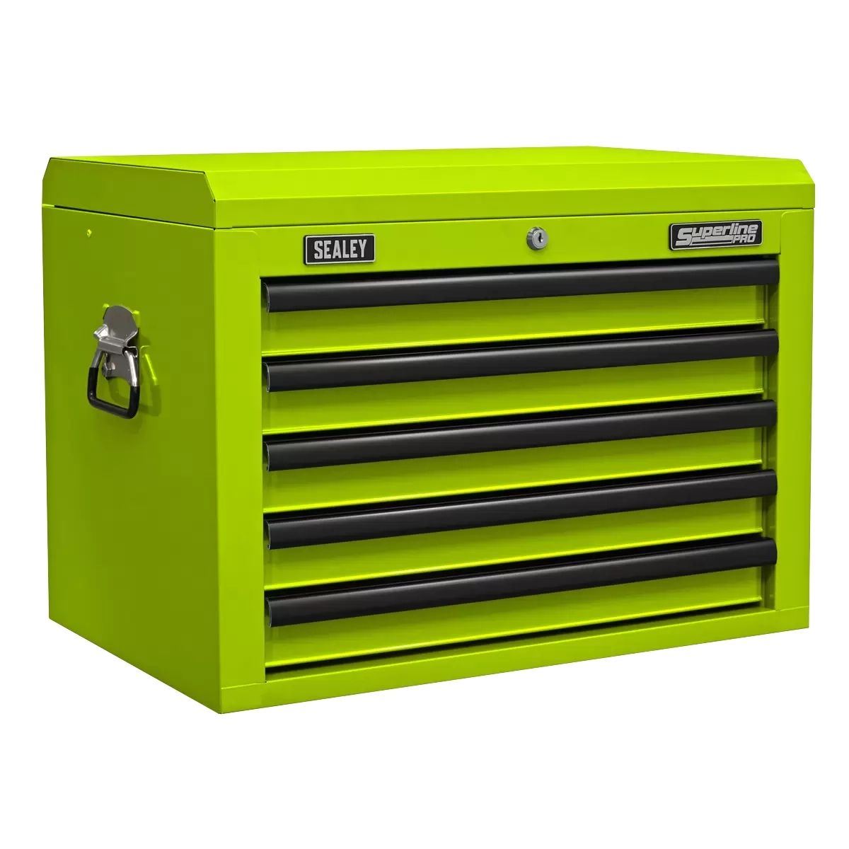 Sealey AP26059THV Topchest 5 Drawer with Ball-Bearing Slides Green/Black