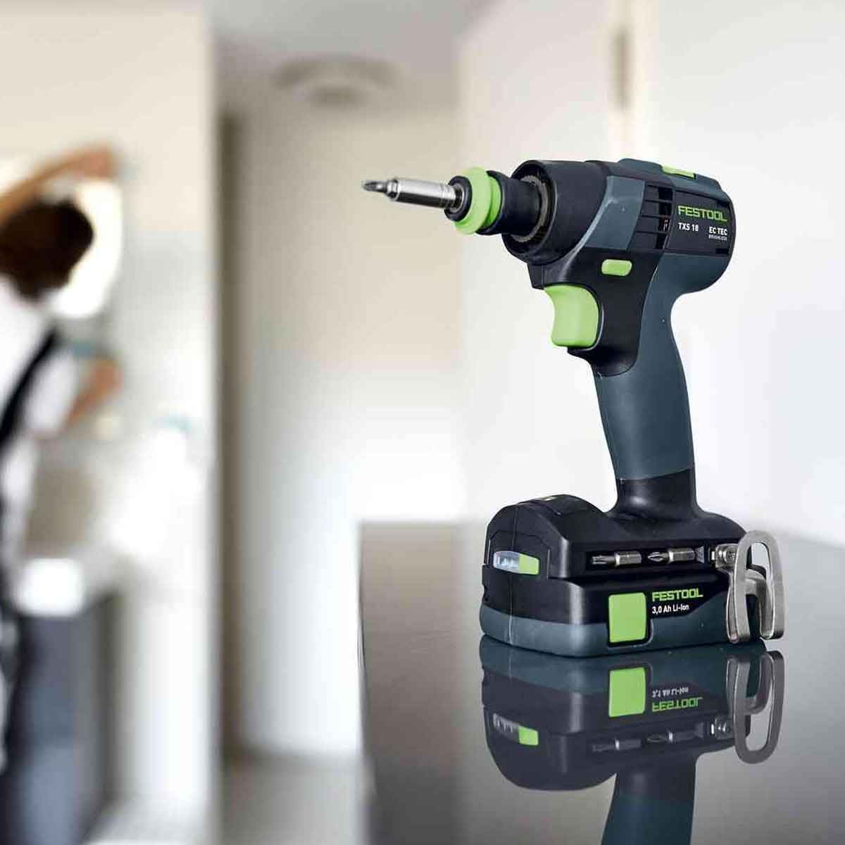 Festool TXS 18 C 3,0-Plus GB 18V Brushless Drill Driver With 2 x 3.0Ah Batteries, Charger & Case - 577332