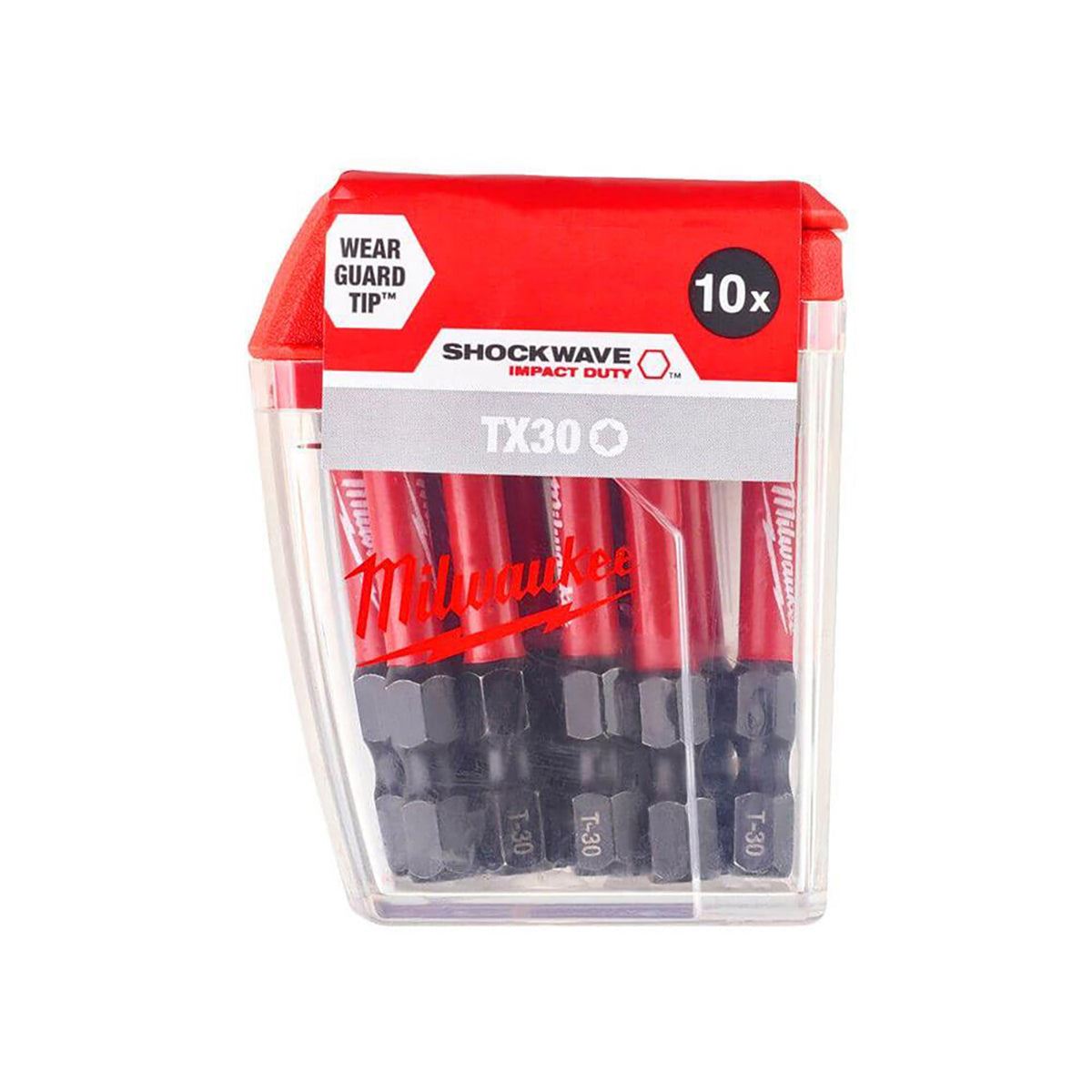 Milwaukee Shockwave Impact Duty TX30 50mm Screwdriving Bit 10 Piece Set 4932471574