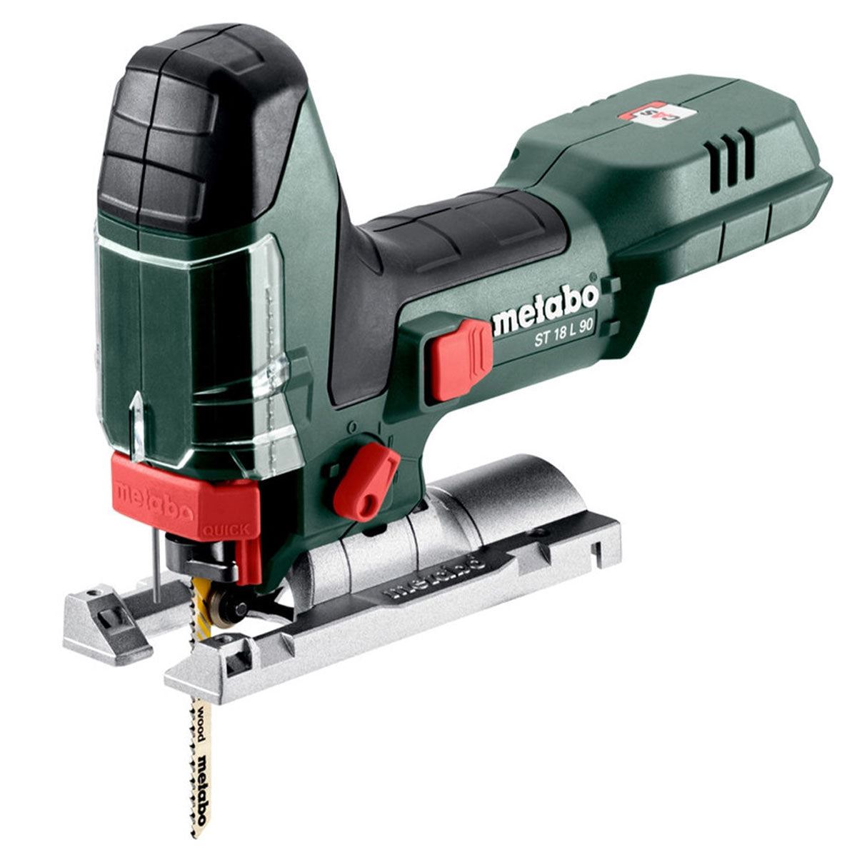Metabo ST 18 L 90 18V Body Grip Jigsaw with 1 x 4.0Ah Battery Charger & Bag