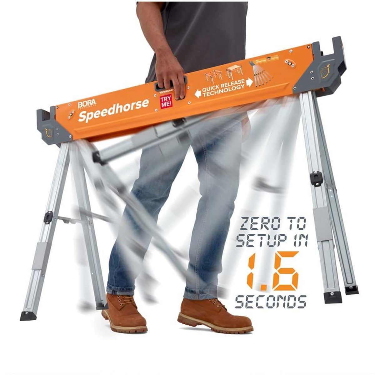 Bora Speedhorse Sawhorse Trestle Twin Pack - BR-PM-4500