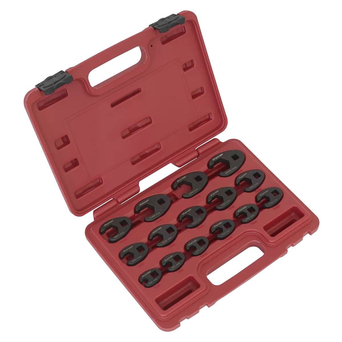 Sealey AK5983 Crow's Foot Spanner Set 15pc 3/8