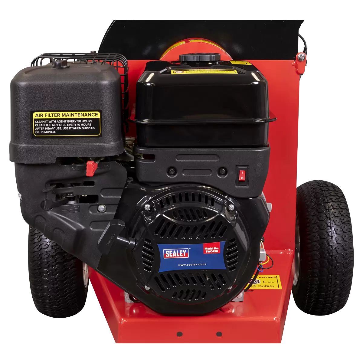 Sealey SWC420 6.5L Wood Chipper 100mm Engine Capacity 420cc