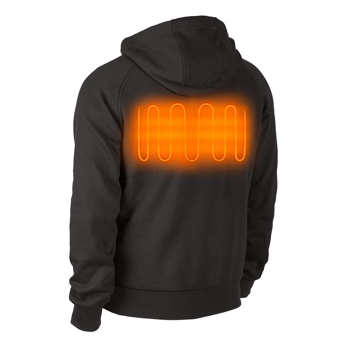 Milwaukee M12HHBL4-0 12V Black Heated Hoodie - Small 4932480061