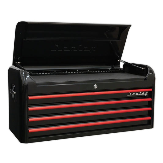 Sealey AP41104BR Topchest 4 Drawer Wide Retro Style