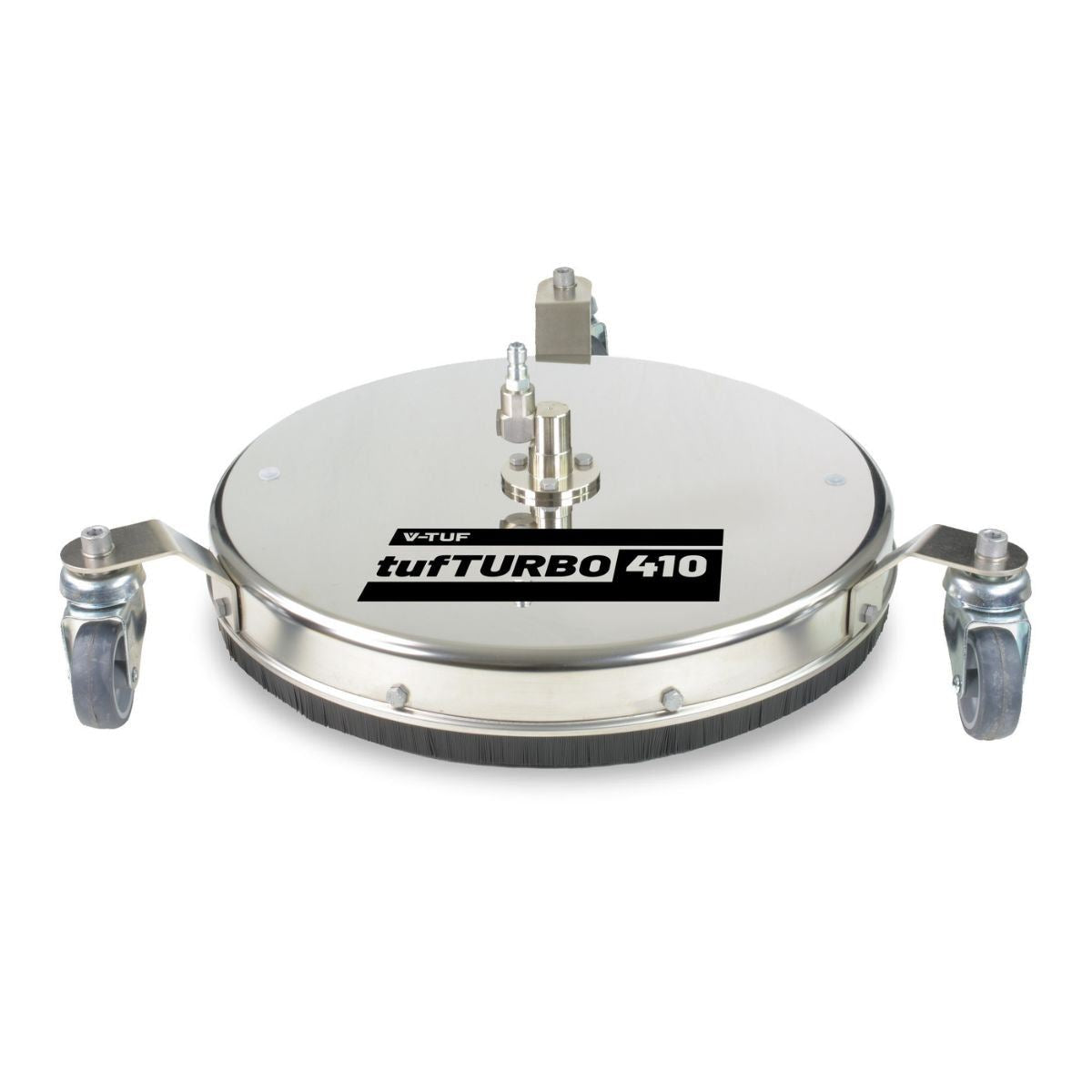 V-TUF H1.005TT Surface Cleaner 410mm Stainless Steel 275 Bar with Wheels 150 Degree 3 Castor Wheels