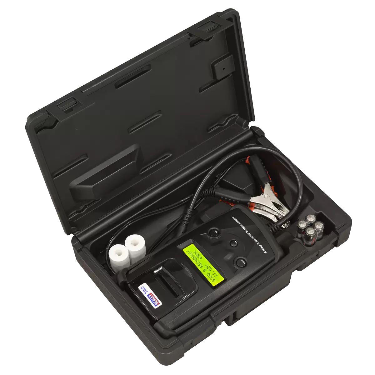 Sealey BT2003 6/12/24V Digital Battery and Alternator Tester with Printer