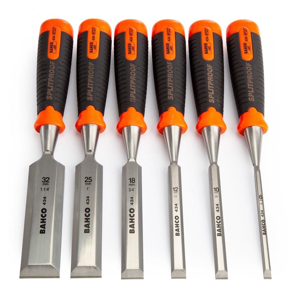Bahco Bevel Edge Chisel Set 6 Piece BAH434S6