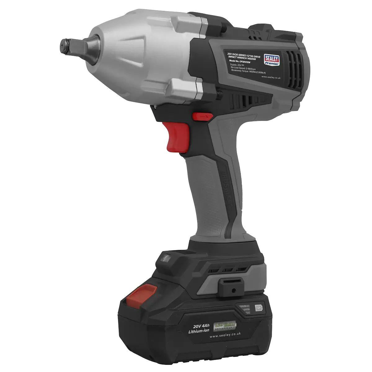 Sealey CP20VXIW Premier 20V Brushless Cordless 1/2