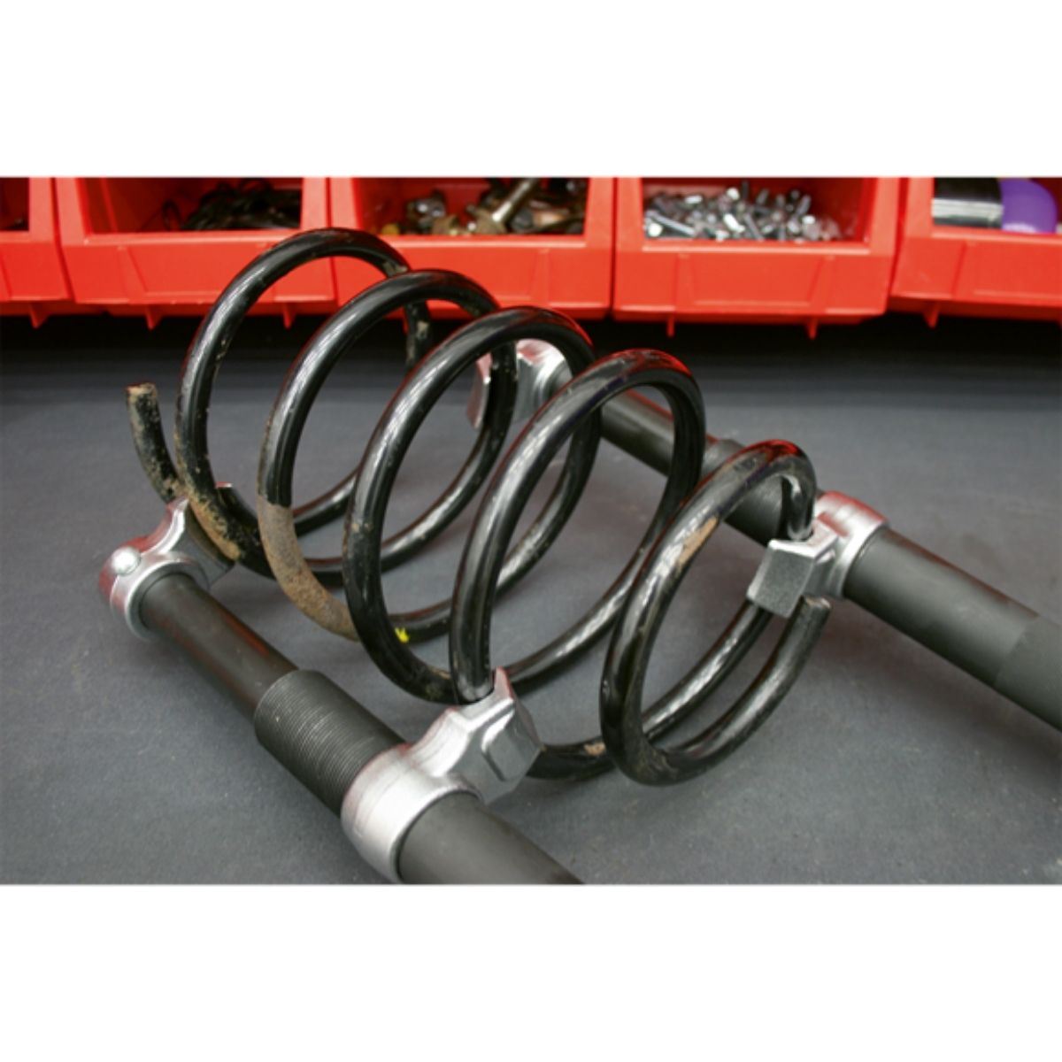 Sealey AK3845 Heavy-Duty Coil Spring Compressor Set 2pc