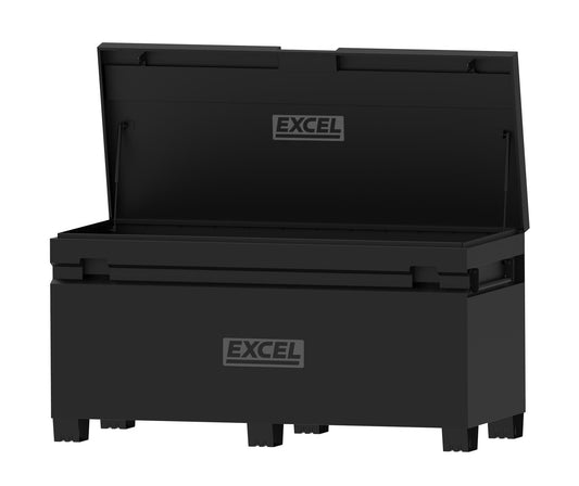 Excel 72" Heavy Duty Steel Jobsite Tool Storage Box 550kg Capacity
