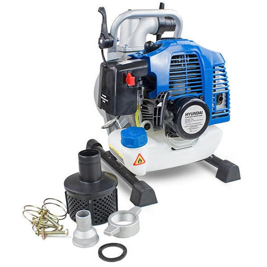 Hyundai HYWP4300X 35mm Petrol Clean Water Pump, Powerful 43cc 2-stroke & 250L/min Flow Rate
