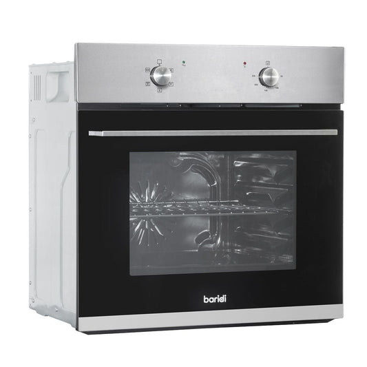 Sealey DH125 Baridi Integrated Fan-Assisted Electric Oven 60cm 55L Capacity Black/Stainless Steel