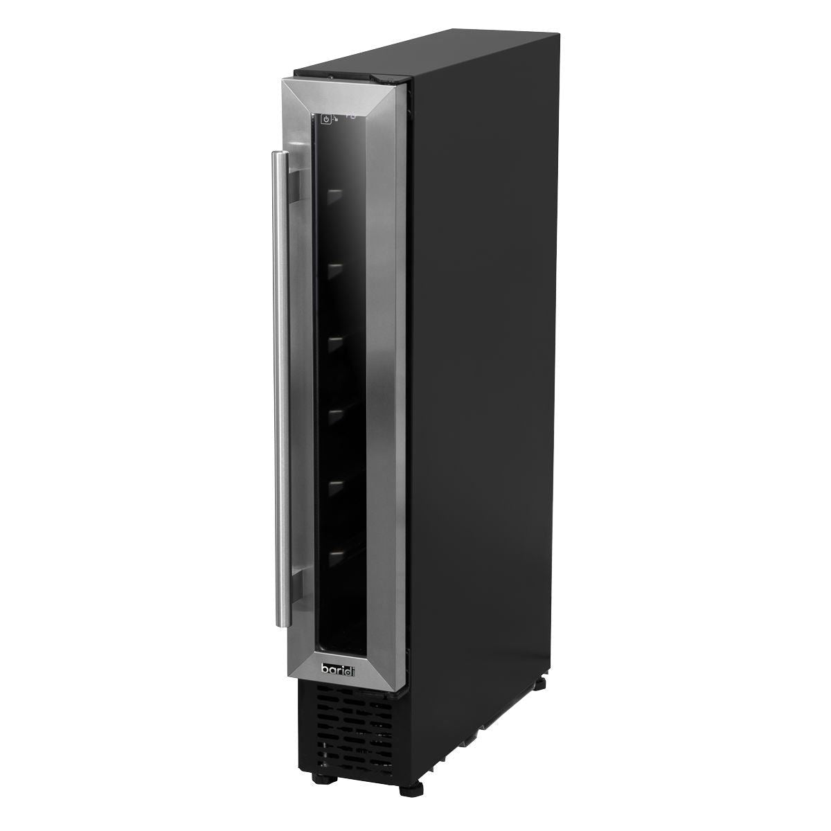 Sealey DH77 Baridi Extra-Slim 7 Bottle Fridge & 20L Cooler 15cm Stainless Steel 230V