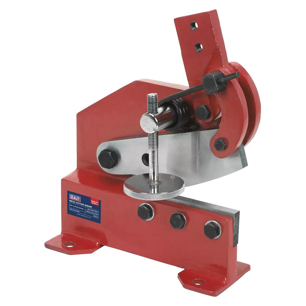 Sealey 3S/4R Ø10mm Round Metal Cutting Shears 4mm Capacity
