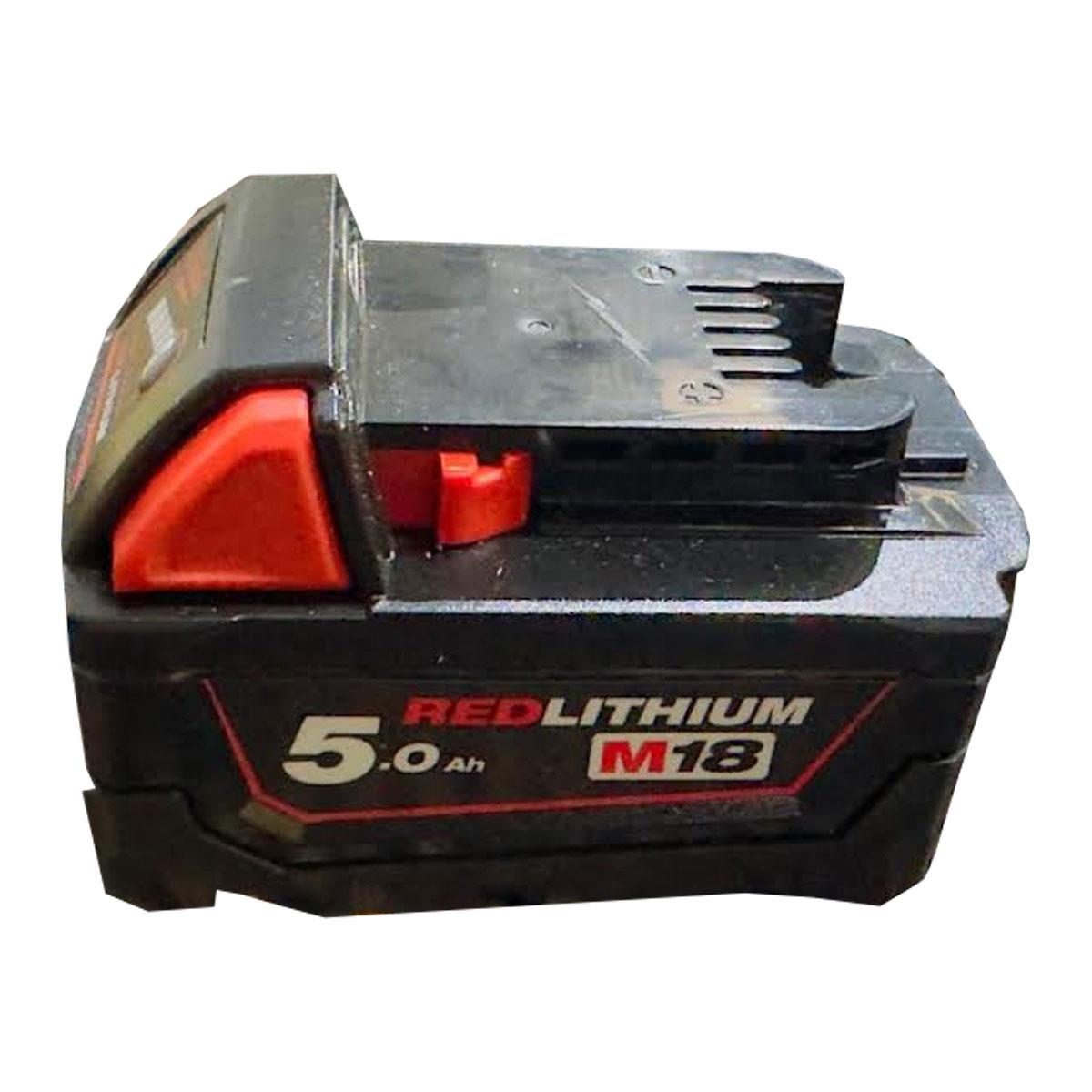 Milwaukee M18B5 18V Red Lithium-ion 5.0Ah Battery 4932430483 Item Condition Used