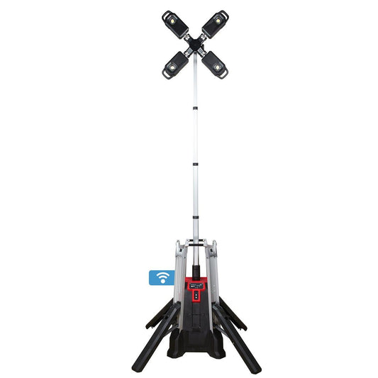 Milwaukee MXFTL-801 110V MX FUEL Tower Light 27000 Lumens with 1 x Forge 8.0Ah Battery 4933502174
