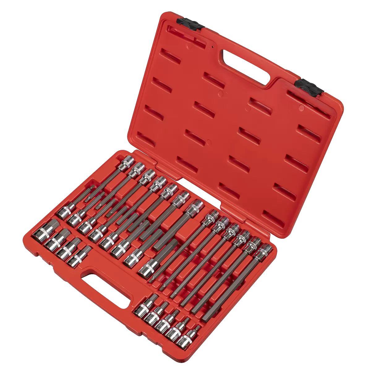 Sealey AK2196 Hex Socket Bit Set 30pc
