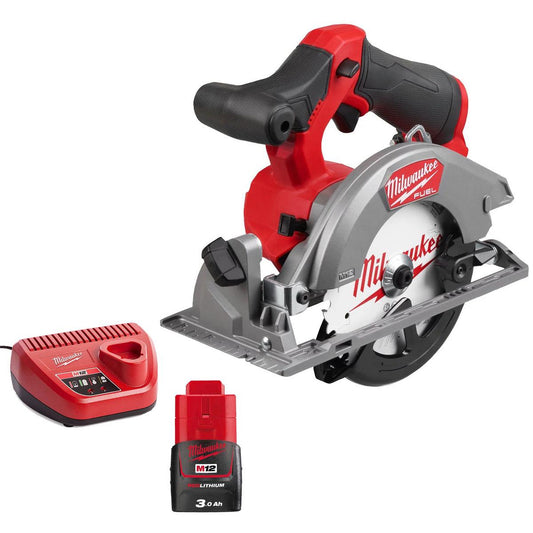Milwaukee M12FCS442-0 12V Fuel Brushless Circular Saw With 1 x 3.0Ah Battery & Charger