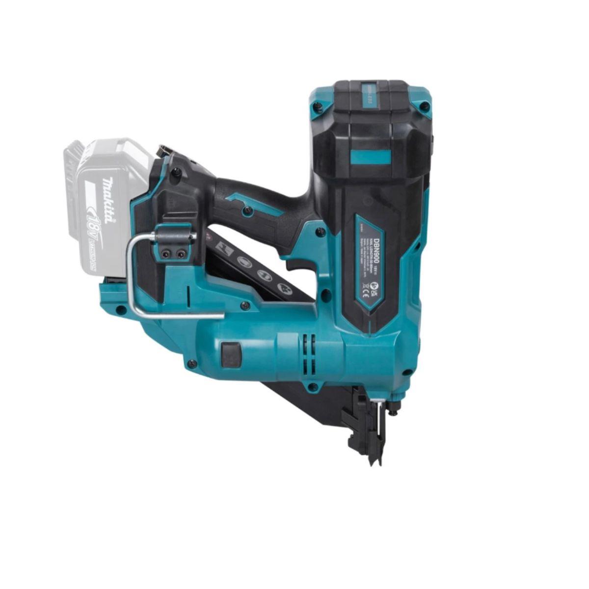 Makita DBN900RTE 18V LXT Cordless Brushless Framing Nailer With 2 x 5.0Ah Batteries, Charger & Carry Case