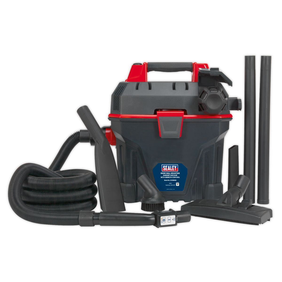 Sealey GV180WM Garage Vacuum 1500W with Remote Control