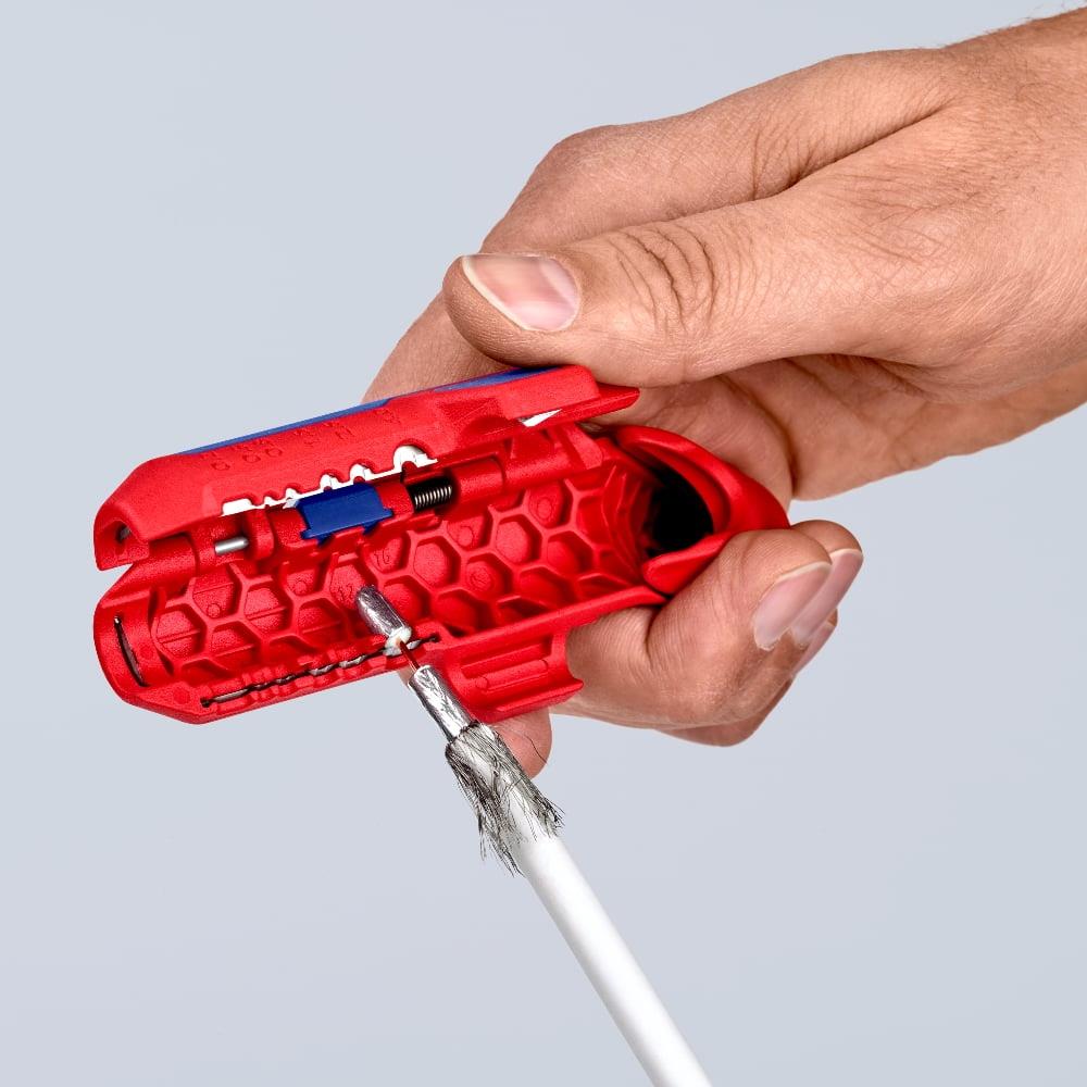 Knipex ErgoStrip Universal Wire Stripping Tool For Right Handers 16 95 01 SB