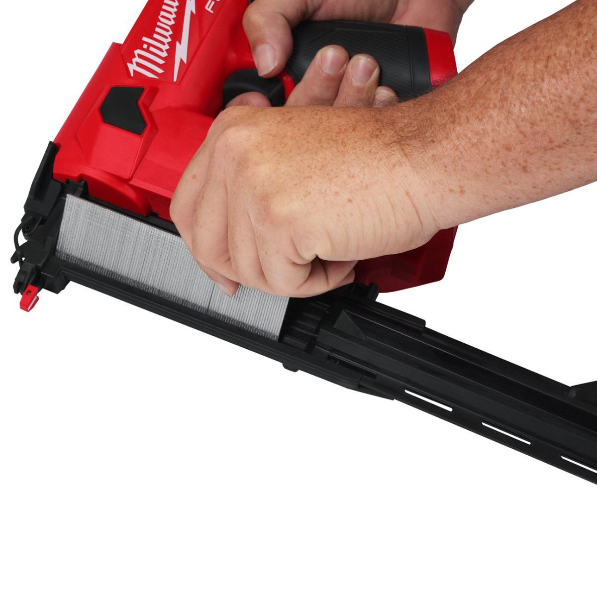 Milwaukee M12FCN18GS-0X 12V Brushless Bard Nailer with 1 x 2.5Ah Battery Charger & Case
