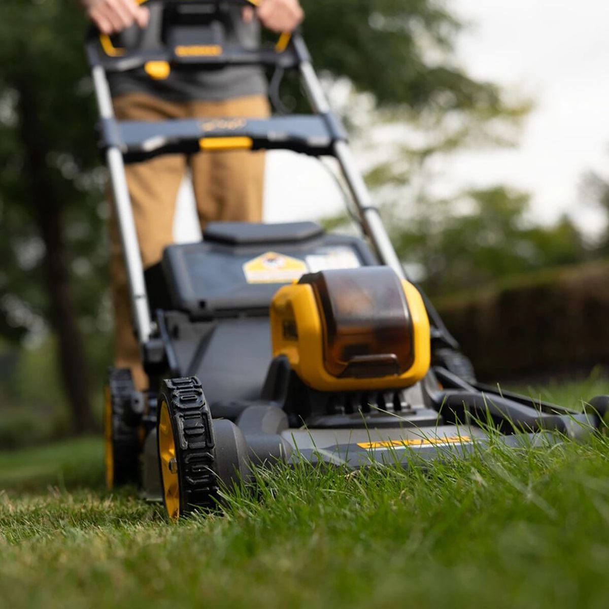 Dewalt DCMWP500N-XJ 54V XR Flexvolt Brushless 53cm Lawn Mower with 2 x 6.0Ah Battery & Charger